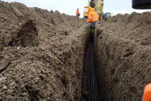 Levé Topo tranchée ouverte